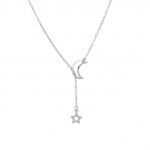 Uus Lihtne Kuu T&auml;hega Ripatsiga Choker Kaelakee Lihtne Kuldse V&auml;rvi Sulamist Amulett Kett Collares Kaelakee Naistele Peoehted Matches the image1