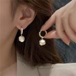 Kuldset v&auml;rvi opaalide tsirkoon &uuml;mmargused palliga r&otilde;ngask&otilde;rvar&otilde;ngad t&uuml;drukutele, peened aksessuaarid naistele, peoehted, kingitus