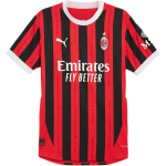 Puma AC Milan Seeria SS24 V&auml;rviplokk Mugav Mood &Uuml;mmargune Kael L&uuml;hike Varrukas Jalgpallis&auml;rk Meeste Topid Punane 774949-01 L