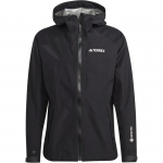 Adidas Terrex Gore-Tex Logo Veekindel Tuulekindel Kapuutsiga Jakk Meeste Joped Must HN2906 XS