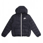 Nike Sportswear Windrunner Alla T&auml;idisega Kahepoolne Kapuutsiga Jakk Talvine Naiste Jakk Must 939439-011 M
