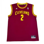 Adidas X NBA koost&ouml;&ouml; Cleveland Cavaliers Kyrie Irvingi logo 2 tr&uuml;kiga &uuml;mmarguse kaelusega varrukateta korvpallivorm Unisex vorm 7818A-327-ANR1515 S