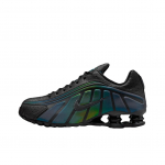 Nike Shox R4 SE Must Vetikas Meeste Tossud Mitmev&auml;rvilised Hele-Sidruni-P&ouml;&ouml;ris IM6596-001 40