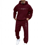 Meeste dressipluusikost&uuml;&uuml;m Meeste &uuml;hev&auml;rviline vabaaja spordikost&uuml;&uuml;m Dressipluusikost&uuml;&uuml;m XXXL veini