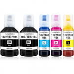 Tindikassetid - DOUGLAS LABORATOIRES - 102 Mitmikpakend - Mitmev&auml;rvilised - 5 tk - &Uuml;hilduv Epson