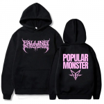 Falling in Reverse Rock Hip-hop Artist Albumiga Tr&uuml;kitud Meeste Kapuutsikas Street Fashion Trend S&uuml;gis Talv Soe Dressipluus Pikkade Varrukatega M