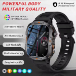 2025 Uued s&otilde;jalise klassi nutikellad Meestele 1,96 AMOLED 5ATM Veekindel Spordi Fitness Tracker BT K&otilde;ne Nutikellad Naistele iOS-i jaoks silicon must