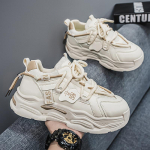 Kevadetrend Meeste platvormtennised Br&auml;nd Kuuma m&uuml;&uuml;gi Mees Hingavad jooksujalatsid Tenis Luksuslik treener V&otilde;istlusjalatsid Meeste king 39 beež