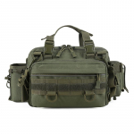 YuLago Kalastus Suur Kalastamiseks ja Konksude Kott, Mahutavus, Veekindel, Varustus, Varustus, (Kaki)