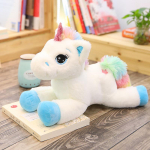 40/60/80cm Pehmed loomad Nukud Kawaii Joonisfilm Vikerkaare &Uuml;kssarvik Pl&uuml;&uuml;sist m&auml;nguasjad Kingitused S&uuml;nnip&auml;evakingitus 40cm sinine