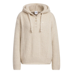 Adidas Originals FW25 Spordihoodie, lai l&otilde;ige, pikkade varrukatega, kootud, naiste pealisr&otilde;ivad KS5968 L white