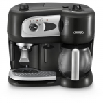 Kombineeritud espressomasin pumbaga - DELONGHI - BCO261B.1 - 15 baari - Padjad ja jahvatatud kohv - Must ja valge valge