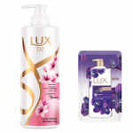 LUX Peach Blossom Fragrance Shampoo & Body Wash Set