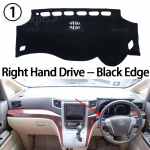 Toyota Alphard Vellfire 20 AH20 2008-2014 Armatuurlaua Kate P&auml;ikesekaitsekate UV-kaitsematt Parempoolse rooliga