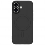 MagSafe &uuml;mbris - JUST IN CASE - iPhone 17 - Vastupidav TPU - K&otilde;rgendatud servad - Mikrokiust vooder must