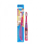 Brosse &agrave; dents Junior - KIN - 6-12 Ans - Ergonomique - Filaments arrondis - Capuchon de protection