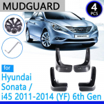 Mudguards fit for Hyundai Sonata i45 YF 2011 2012 2013 2014 Car Accessories Mudflap Fender Auto Replacement Parts