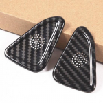 Carbon fiber ABS Door Litter Speaker Panel Trim Cover Fits C8 Corvette -2025