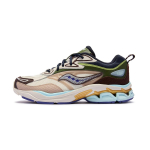 Saucony GRID FUSION Hingavad Madalad Vabaaja Linna T&ouml;&ouml;le S&otilde;itmiseks Jooksukingad Unisex Beež Roheline Pruun Saucony S79063-8 40.5