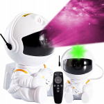 T&auml;heprojektor Astronaut &Ouml;&ouml;lamp Lastele T&auml;heprojektor Kaugjuhtimispuldiga