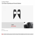 Carbon Fiber For Ford F-150 SVT Raptor 2015- Door Dashboard Groove Trim trument Sticker Pickup Car Interior Accessories s&uuml;sinikkiust must v&auml;rv