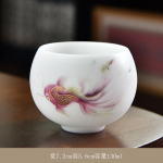 J&auml;&auml;t&uuml;&uuml;pi keraamika, Lamba&otilde;li jadeportselan k&auml;sitsi maalitud meistri &uuml;hekordne tass, Suure suurusega degusteerimiseks m&otilde;eldud teekausike, Kodune Kung F 130ml