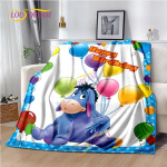Multifilm Eeyore Teek soe ja mugav kodu flanelltekk voodi diivanikate matkamine kontor kodu vaba aeg soe tekk 180x230cm