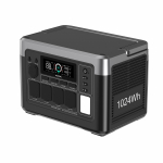 OUKITEL P1000 PLUS Kaasaskantav toitejaam, 1800W 1024Wh P&auml;ikesegeneraator LiFePO4 akuga, Kiirlaadimine, Nutikas rakenduse juhtimine v&auml;listingimusteks must