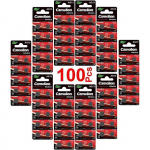 LOT en Paquet 100 Piles Bouton alcaline AG13 LR44-LR1154-1166A-A76-357-303Montrescalculatricescam&eacute;raspointeurs sans Mercure 555