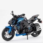1/12 Kawasaki Z1000 Sulamist Valatud Mootorratta Mudel M&auml;nguasi S&otilde;idukite Kogumine Heli ja Valgus Maastikuautomaatne Mootorratas M&auml;nguasjad Auto roheline