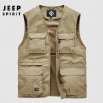 JEEP SPIRIT Meeste v&auml;litingimuste mitmetaskuline v&otilde;rksinglet L khaki