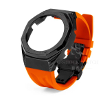 GA-2100/2110B2100/ Casio Farmhouse Oak Modified GM2100 Seeria jaoks Terasest korpus Fluoroelastomeerist rihm Tarvikud GM-2100 GBM-2100 black