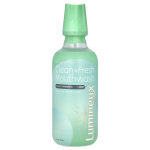 Lumineux Oral Essentials, Sertifitseeritud mittetoksiline puhas ja v&auml;rske suuvesi, piparm&uuml;nt, 16 fl oz (473 ml)