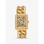 Michael Kors Mini Emery Loomakujuline Pav&eacute; Kuldse Tooniga Kettk&auml;ev&otilde;ru Kell MK7437 kuld