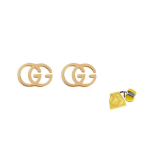Gucci Double G L&auml;ikivad 18K Kullast K&otilde;rvar&otilde;ngad Naiste k&otilde;rvar&otilde;ngad 094074-09850-8000 Dust Bag+Box (Random Color),Gold