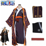 Trafalgar D Water Law Cosplay Kost&uuml;&uuml;m Premium Kvaliteediga Kimono R&uuml;&uuml; Halloweeni Karnevali jaoks L