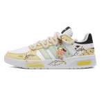 Adidas Neo Courtbeat Sweet Cloud Notebook Cushioning Low top Skateboard Shoes Unisex Yellow White JS3010(Team965-) 39⅓