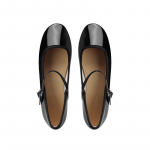 Naiste Lamedad Mary Jane'i balletikingad Naistele &uuml;mmargused varbad, l&auml;ikiv nahk, naiste tantsuballetid, balletid, pruutpulmakingad 35 must