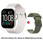 HAYLOU Watch S6 nutikell 2,01 HD-ekraaniga nutikell Bluetooth-h&auml;&auml;lek&otilde;ned IP68 Veekindel Fitnessi j&auml;lgimine Nutikell