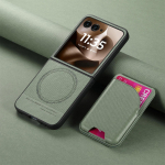 Rahakott Kaardihoidja Klamber Telefonikott Motorola Razr 60 50 40 Ultra Moto Razr 40 50 60 jaoks Magnetiline Kaardikott Nahkkate Motorola Razr 40 roheline