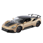 1/24 Maserati GT2 Sulamist Automa Mudel Heli ja Valgusega Laste M&auml;nguauto Metallist Valatud Tugev ja Vastupidav must