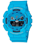 Casio G-SHOCK Meeste Vaik 200M Veekindel Digitaalne P&otilde;rutuskindel Kvartsikell GA-100RS-2A sinine