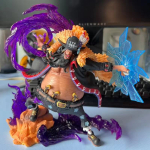 22CM One Piece Anime Kuju Musthabe Tegevuskuju Must Habe Marshall D Teach GK Kuju Mudel KogumisM&auml;nguasi Kingitus brown