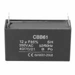 CBB61 kondensaator Bensiini generaator K&auml;ivitab kliimaseadme mootori kondensaator 350VAC 12UF As picture