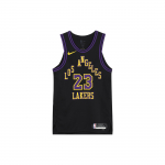 Nike LeBron James Los Angeles Lakers City Edition Suuremate laste Nike NBA Swingman s&auml;rk DX8763-012 S
