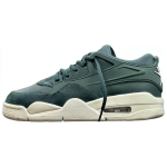 Air Jordan 4 RM Oks&uuml;deeritud Roheline Naiste Tossud Valge Seil FQ7940-300 38