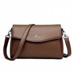 Kvaliteetne Lihtne Suure Mahutavusega Nahast K&auml;ekott Elegantne Moodne Naiste Crossbody Kott Mitmek&uuml;lgne Multifunktsionaalne &Otilde;lakott