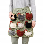 Loominguline k&auml;sitsi heegeldatud kogumiskott K&auml;sitsi heegeldatud konksuga kudumine Munakorjamise p&otilde;ll 9 pocket style