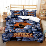 Grizzly The Lemmings Multikas Anime Tekikate Tekk Voodipesu Komplekt Pehme Tekikate Ja Padjap&uuml;&uuml;rid &Uuml;he/Kahekohaline/Kuninganna/Kuningas EU single(135x200cm) black