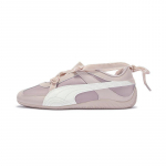 PUMA &times; THE POWERPUFF GIRLS Speedcat Go naiste satiinist pitsiga vabaajajalatsid roosa valge 408102-01 35.5